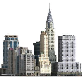3D Midtown Manhattan Blocks model